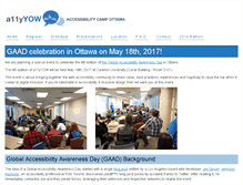 Tablet Screenshot of a11yyow.ca